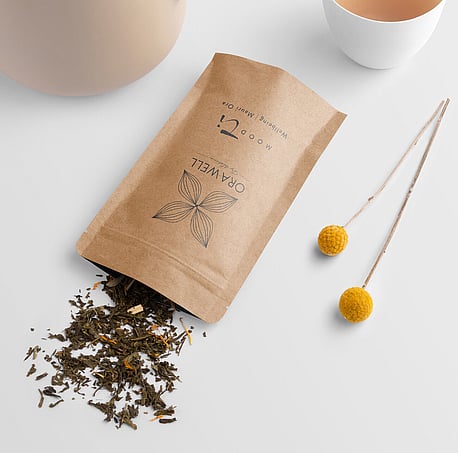 Logo on Tea Packaging | Designerbloom Graphic Design