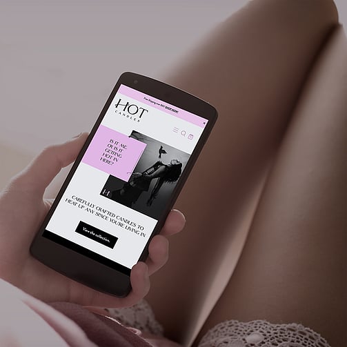 HOT Candles NZ | Homemade Decor Candles in Porirua | Website Design