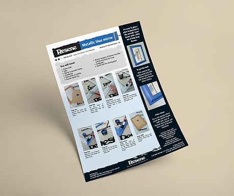 Resene Paints monthly activity sheet