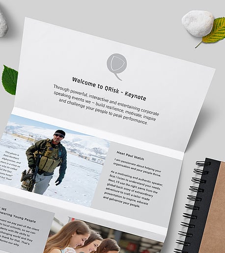 Flyer for QRisk, Auckland