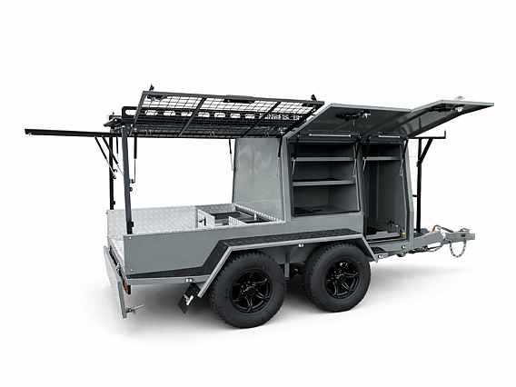 Fortress Extreme Combo Trailer side view