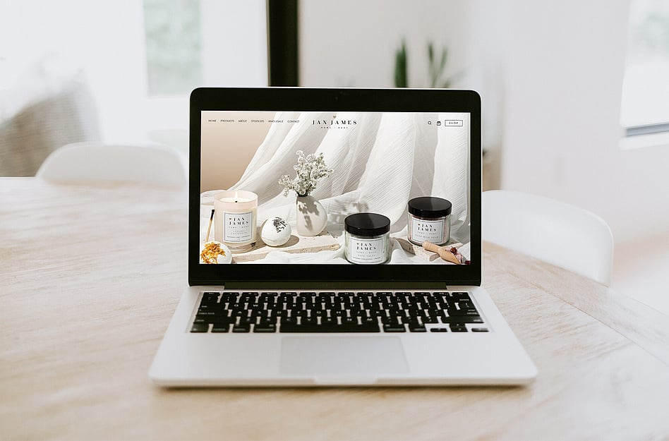 E-Commerce Website Design - Candles and Bath Care Range