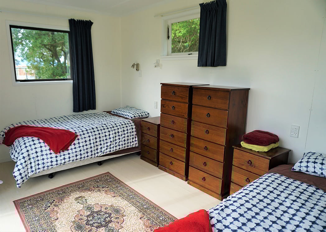 Accommodation is in 2 & 3 bed cabins