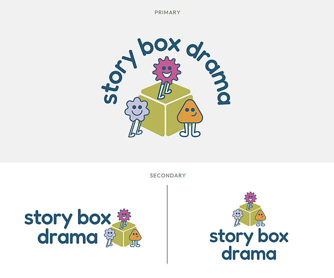 Story Box Drama's new branding by Groves Creative