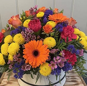 Mothers Day Vibrant Hatbox - &pound;40 to &pound;55