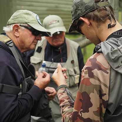 Ollie Bassett Fly Fishing teaches micro perfection loop knot