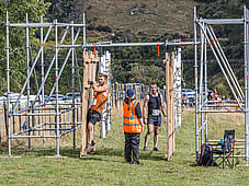OCR Blazing Hills. Floating walls and Fire fighter obstacles
