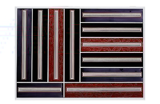 Paintings hanging on wall