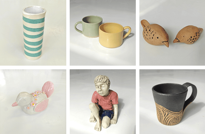 Spotted on the shelves... - Top L-R: Cath Knapton, L, SueBottom L-R: Unmarked, Fiona Bunce, LS