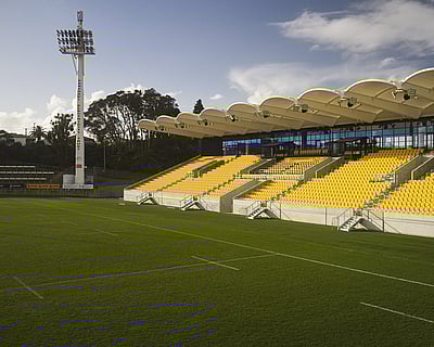 East Stand of Yarrow Stadium New Plymouth