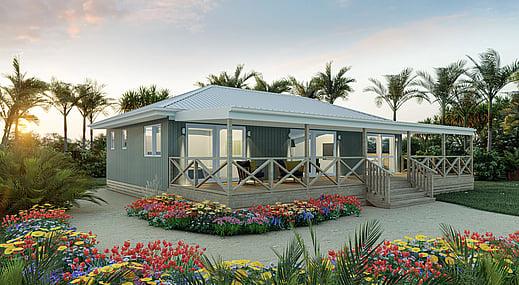 Wiri Pacific Kitset House in South Pacific