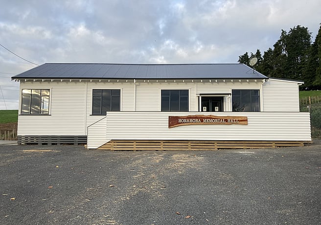 Horahora Memorial Hall Renovation