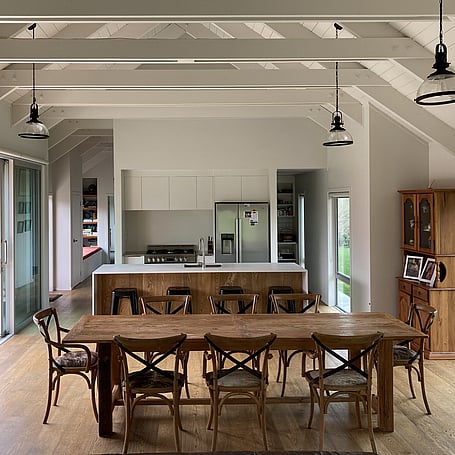 Inside house high ceiling