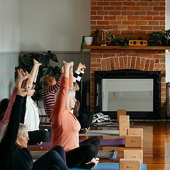 swell yoga website one page website