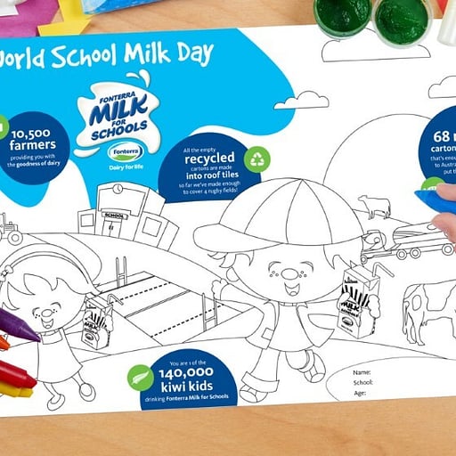 Fonterra colouring competition