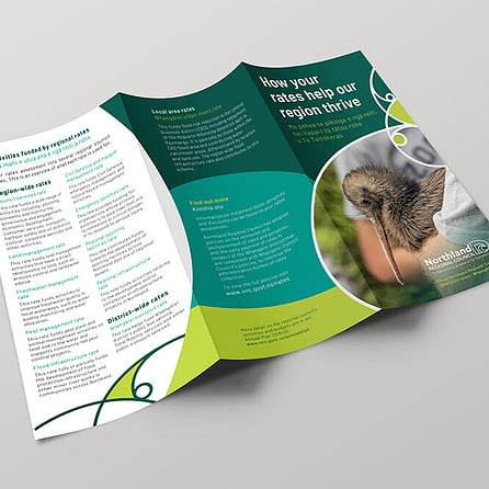 Northland Regional Council brochure design