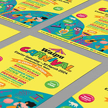 Poster design Easter carnival