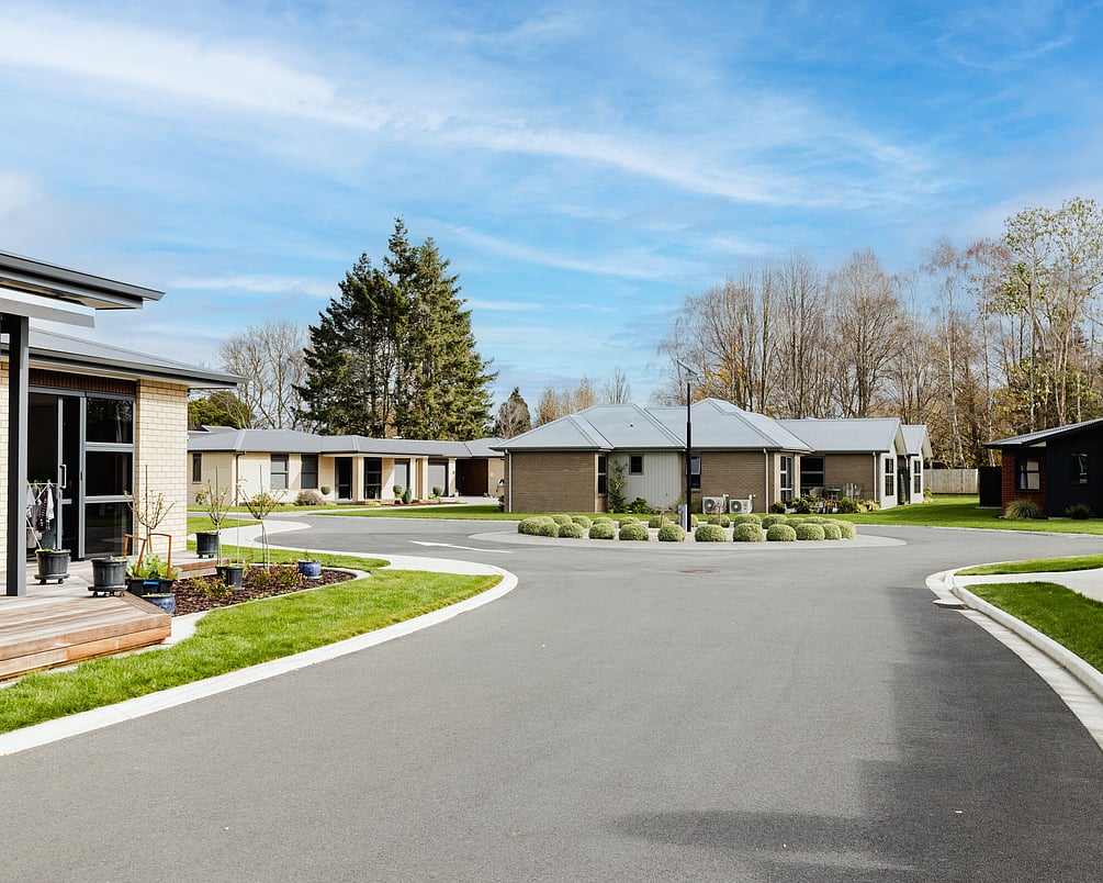 Street view of Atawhai Assisi Retirement Village