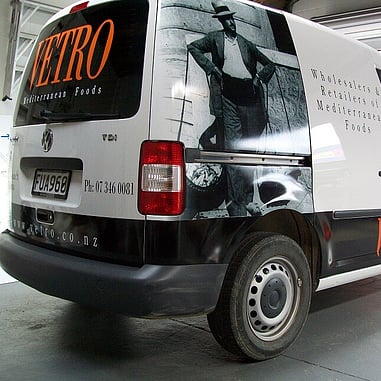 vehicle graphic signage by JK Signs in Rotorua
