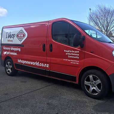 vehicle graphic signage by JK Signs in Rotorua