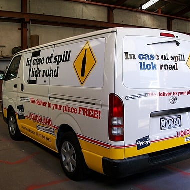 vehicle graphic signage by JK Signs in Rotorua
