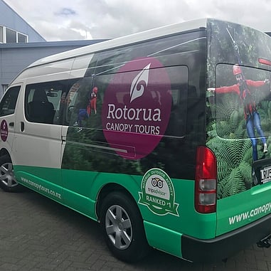vehicle graphic signage by JK Signs in Rotorua