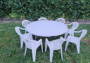 Seating - Chairs, tables, leaners and bar