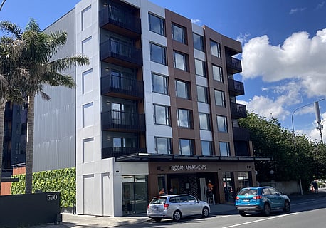 Mt Eden - Folded Aluminium Facade