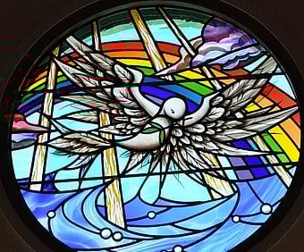 Stained glass window