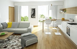 Residential complex cleaned by Presentable Homes