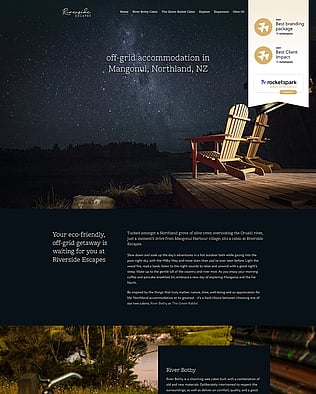 Northland Accommodation | Riverside Escapes | Mangonui Web Design