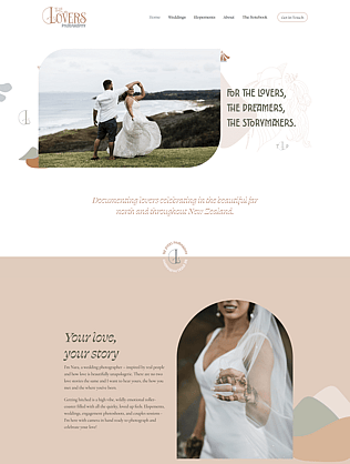 The Lovers Photography | Logo Design & Website | Hamilton CityWaikato