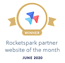 Rocketspark Parter Award Winning | Website of the Month 