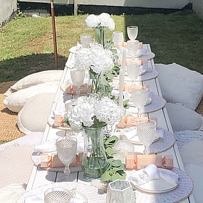 A CHRISTMAS PARTY - A classic Christmas set up for a funky group of co-workers.