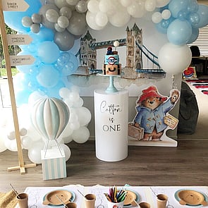 PADDINGTON BEAR - Marmalade sandwiches all round for this cute paddington themed first birthday.