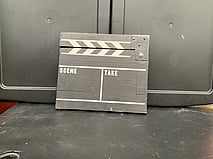 Clapper Board - 1 available as shown.