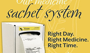 Medicine Sachet System - Let us organise and pack your medicines.