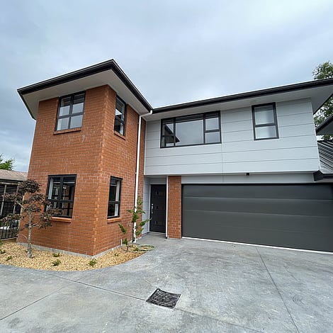 Ardent Building Developments. Hamilton, Waikato. NZ. Image of duplex