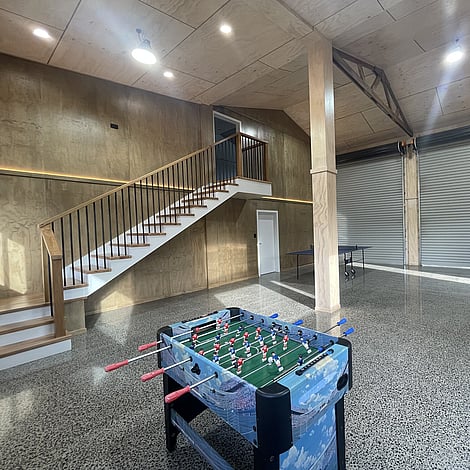 Ardent Building Developments. Hamilton, Waikato. NZ. Image of barn renovation interior