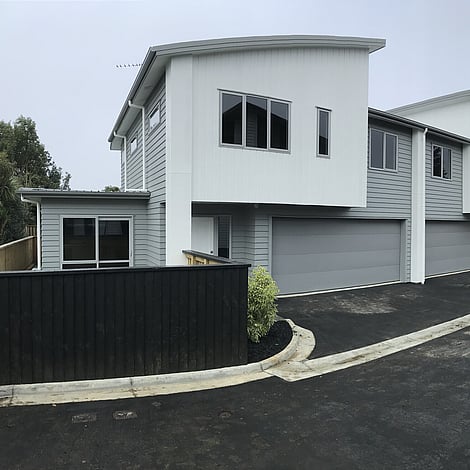Ardent Building Developments. Hamilton, Waikato. NZ. Image of duplex