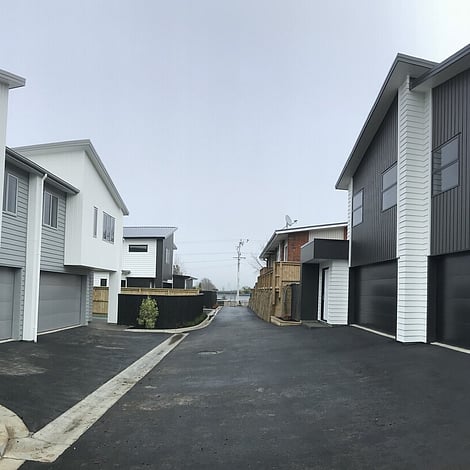 Ardent Building Developments. Hamilton, Waikato. NZ. Image of duplex