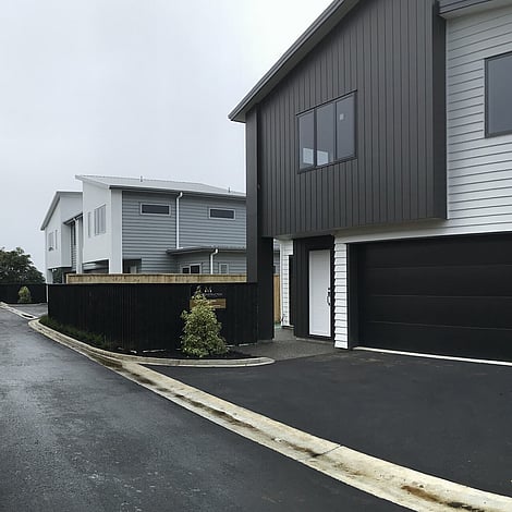 Ardent Building Developments. Hamilton, Waikato. NZ. Image of duplex