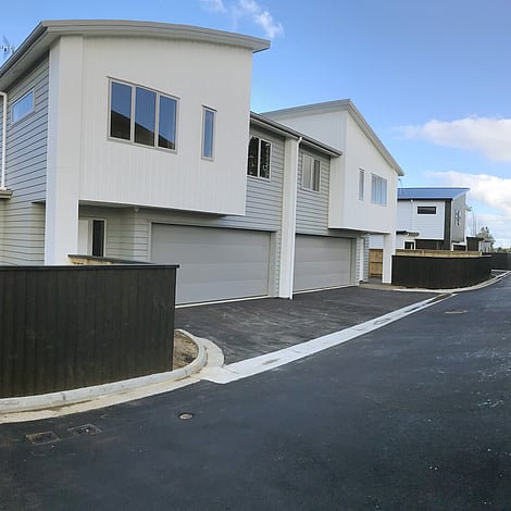 Ardent Building Developments. Hamilton, Waikato. NZ. Image of duplex