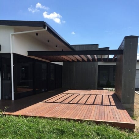 Ardent Building Developments. Hamilton, Waikato. NZ. Image of new home landscaping