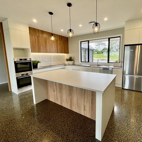 Ardent Building Developments. Hamilton, Waikato. NZ. Image of new home build interior