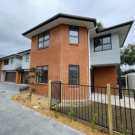 Ardent Building Developments. Hamilton, Waikato. NZ. Image of duplexes