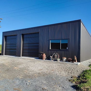 lifestyle shed, sheds nz, garage nz, sheds waikato, barns, pole sheds, 3 bay shed, kitsets, utility shed, livable shed, house shed
