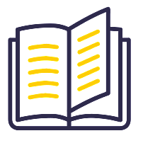 A book with open pages