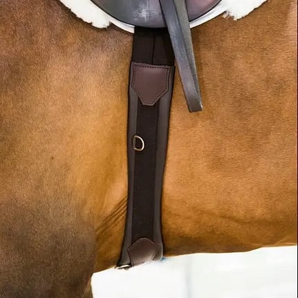 equestrian holding a saddle, saddle blanket and horse accessories