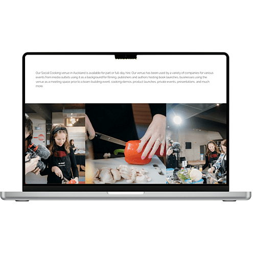 Clothes by Portia web page for Pretty in Pink Digital website portfolio